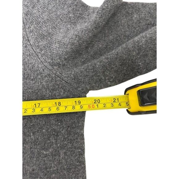 Zara Womens Sweater Size M Gray Cardigan Knit 100 Wool Long Sleeve 2893/102 NWOT - Picture 10 of 12